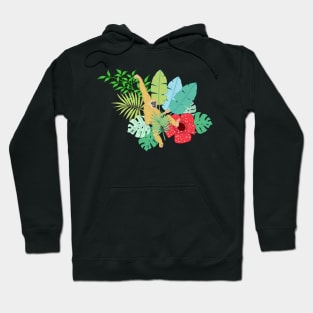 Gibbon in Topical Rainforest CTR002 Hoodie